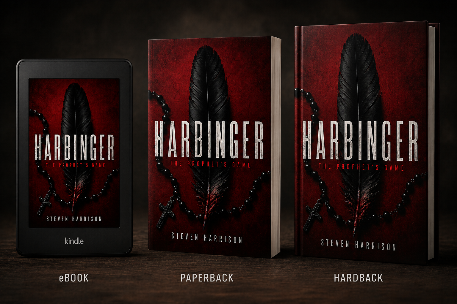 Harbinger ebook, paperback and hardback editions